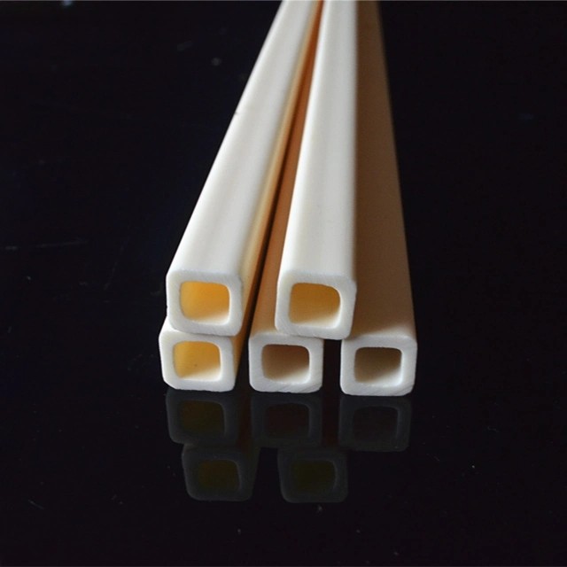 Refractory Alumina Ceramic Square Tube 99 Al2O3