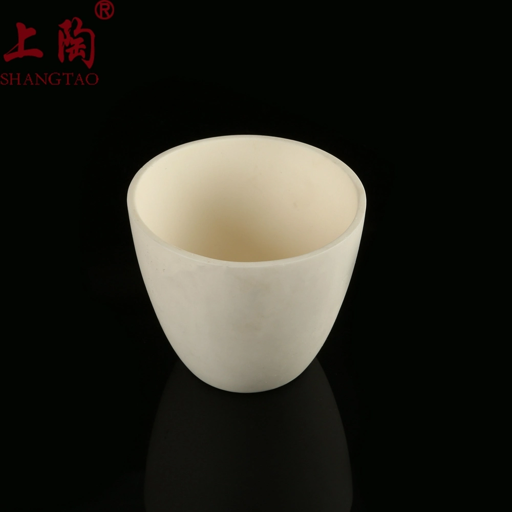 High Purity Cylindrical Conical Al2O3 Ceramic Corundum Alumina Crucible for Laboratory Crucible for Melting