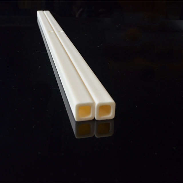 Refractory Alumina Ceramic Square Tube 99 Al2O3