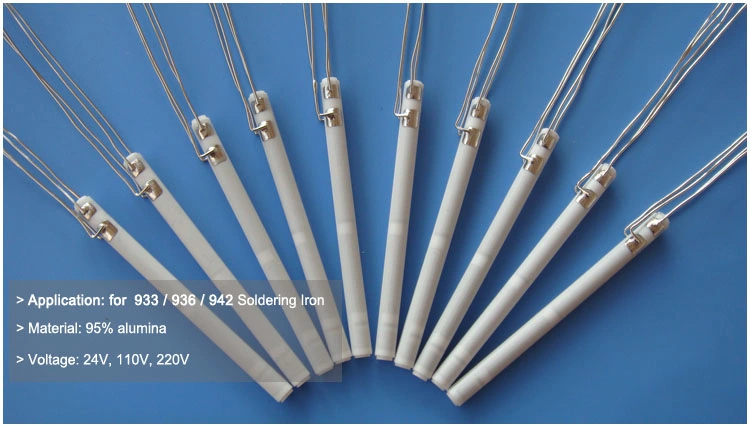 Alumina Ceramic Heating Rods for Electric Soldering Iron