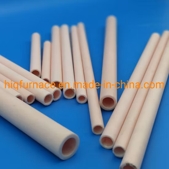 Fabrikpreis Mikro 2 mm 3 mm feuerfestes 95 % 99 C799 Al2O3 Hochreines hitzebeständiges Aluminiumoxid-Keramikrohr, Hochtemperatur-1600c-Ofenrohr